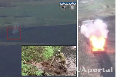 Міномет 2Б11 120 мм калібру знищив танк окупантів