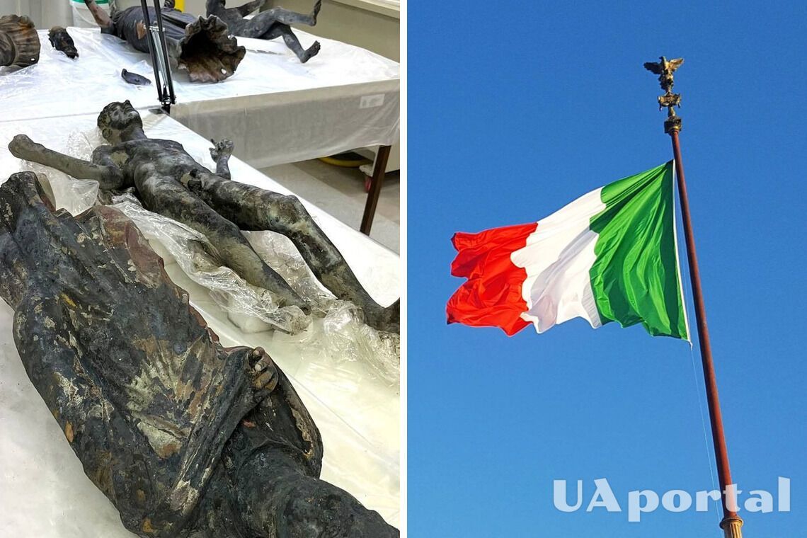 В Италии обнаружили исключительные бронзовые статуи возрастом более 2000 лет (фото)