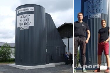 Батарея з піску у Фінляндії на електростанції Ватаянкоскі