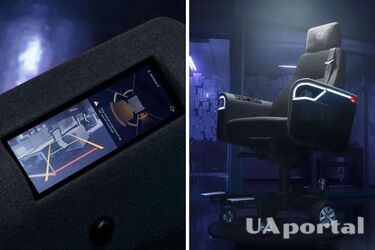 Volkswagen офісне крісло з електромотором, фарами, підігрівом та дзеркалом заднього виду