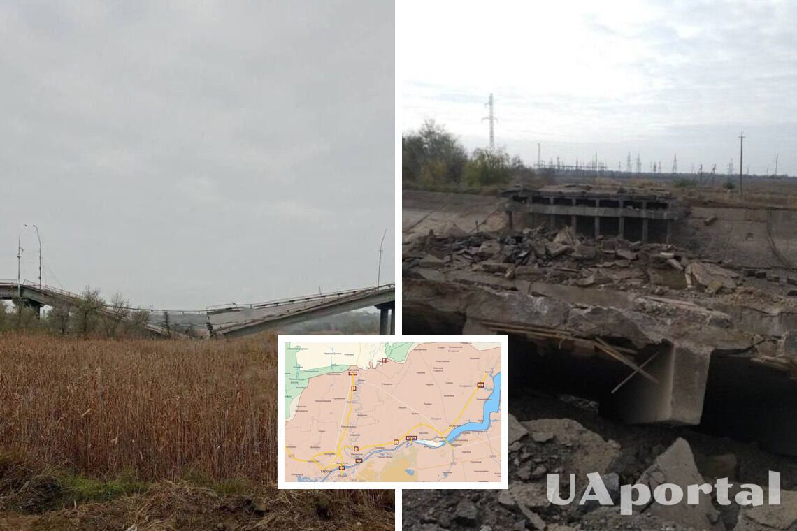 Россияне взорвали Дарьевский, Тягинский и Нововасильковский мосты на Херсонщине
