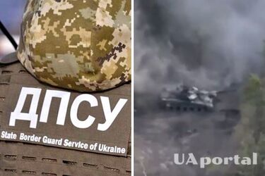 Прикордонники та артилеристи ефектно ліквідували російський танк на сході (відео)