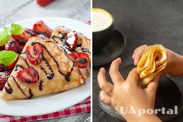 Покрокові рецепти млинців на кефірі та молоці