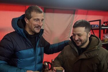 Беар Гріллз та Володимир Зеленський