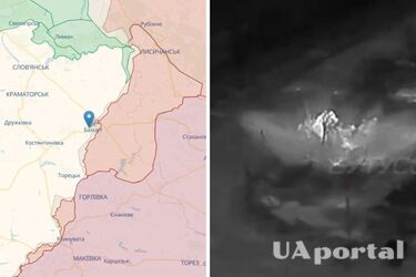 Під Бахмутом ЗСУ вночі знищили цілий взвод окупантів ефектним влучанням: відео 'сюрпизу'