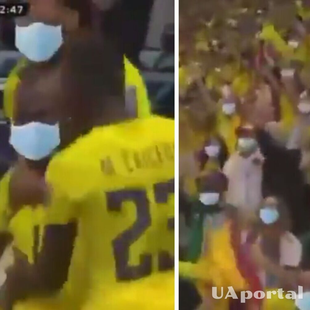 В Китае на трансляцию ЧМ-2022 на футболистов наложили фильтр с масками, чтобы показать, что карантинные ограничения действуют по всему миру (видео)