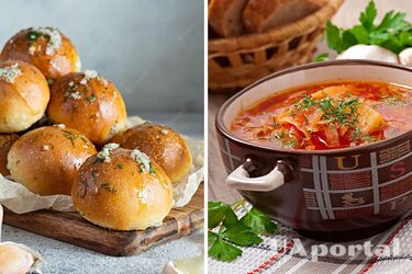 Ніжні пампушки з часником