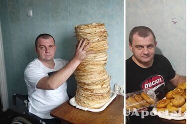 Волонтер на візку з Черкас разом з дружиною приготував 70 тисяч вареників і пиріжків для ЗСУ (фото)