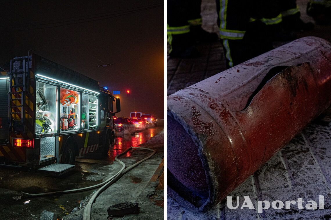 Пятеро человек чуть не сгорели заживо в Киеве из-за взрыва газового баллона (фото)