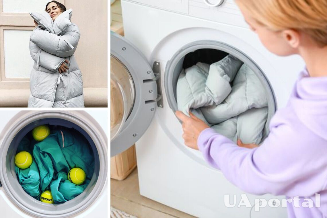 Як прати пуховик вручну та у пральній машині