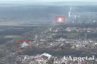 Український танк Т-64БВ знищив ворожий Т-72Б3