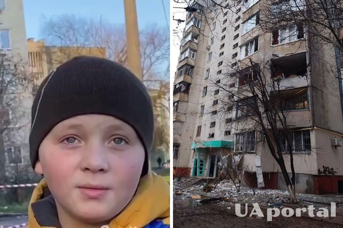'Мне нельзя материться': мальчик из Херсона эмоционально ответил оккупантам на обстрел города (видео)