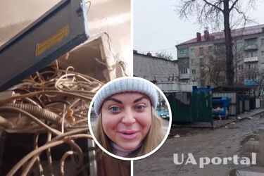 росіянка зняла на відео, в якому смітті живе провінція та натякнула, що боїться не бути патріоткою