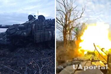 У мережі показали, як танк окупантів підірвався на міні під час атаки (відео)
