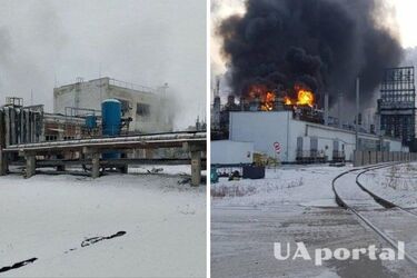 В России в Иркутской области горит нефтезавод Ангарской нефтехимической компании