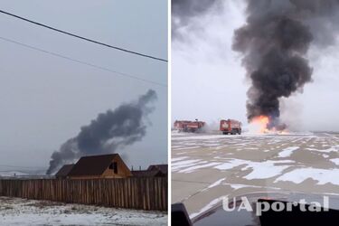 В росії в Улан-Уде поблизу аеропорту 'Байкал' розбився гелікоптер Мі-8