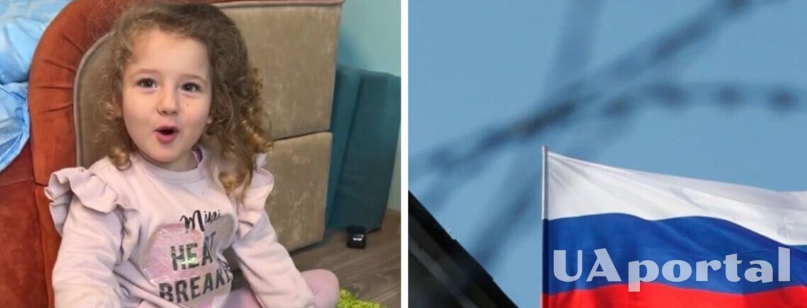 Маленька українка сказала, з чим в неї асоціюється російський прапор (кумедне відео)
