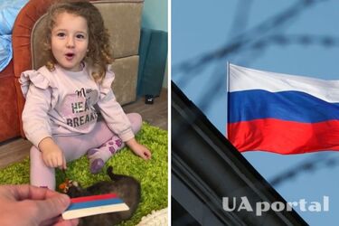 Маленькая украинка сказала, с чем у нее ассоциируется российский флаг (забавное видео)