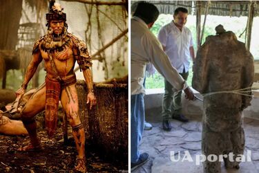 Знайдена статуя (справа)