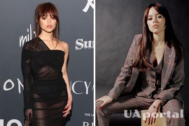 Дженна Ортега вразила підписників образом у прозорій сукні