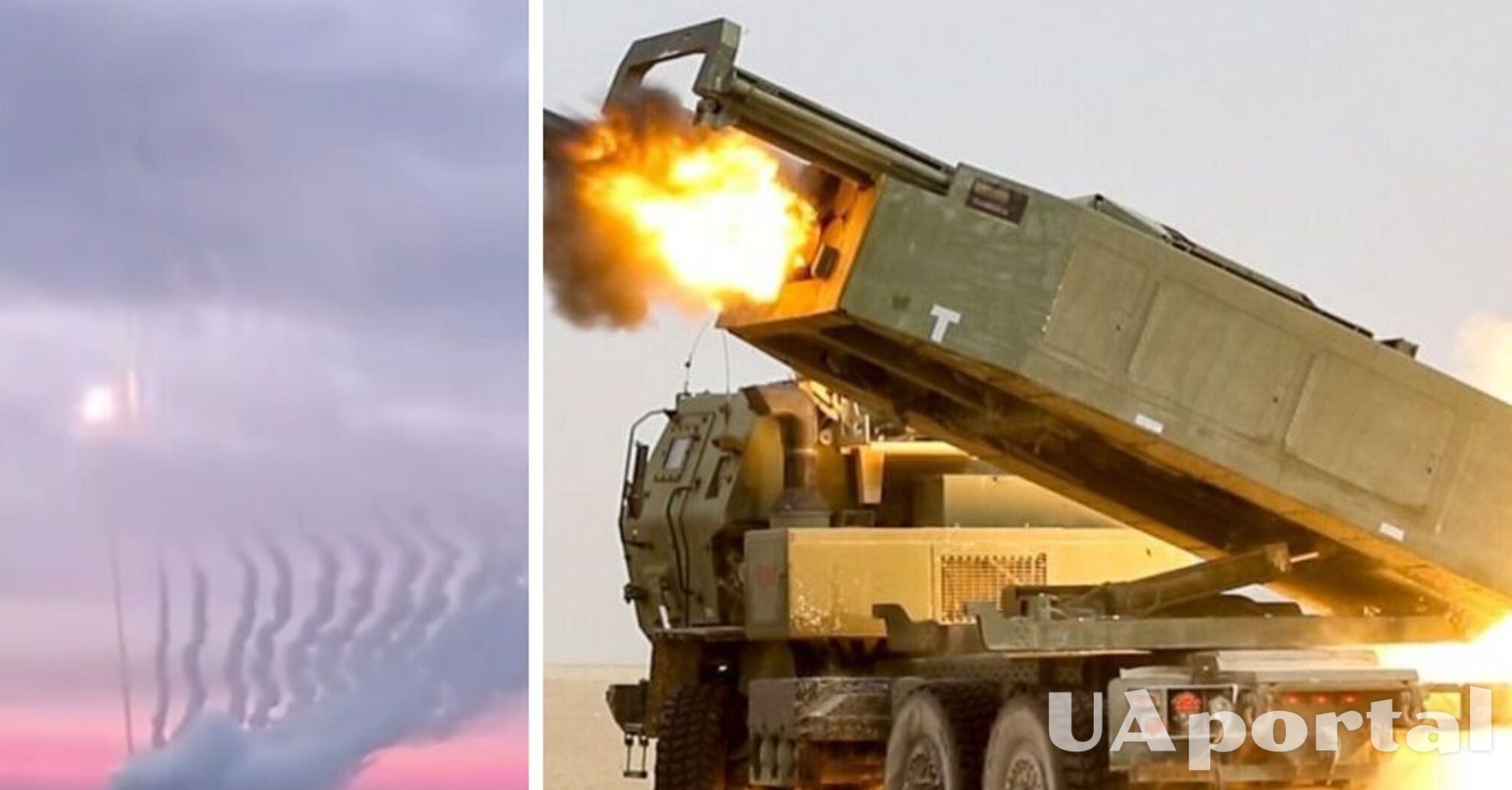 В сети показали впечатляющий утренний запуск HIMARS на фоне ствола пушки гаубицы М777 (видео)