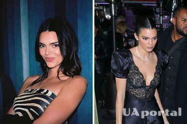 Кендалл Дженнер з'явилась у сукні з глибоким мереживним декольте