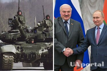владимир путин и александр лукашенко и танки рф