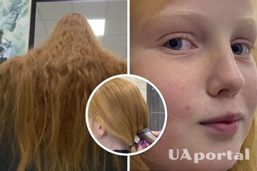 Оксана з Прилук обрізала волосся для ЗСУ