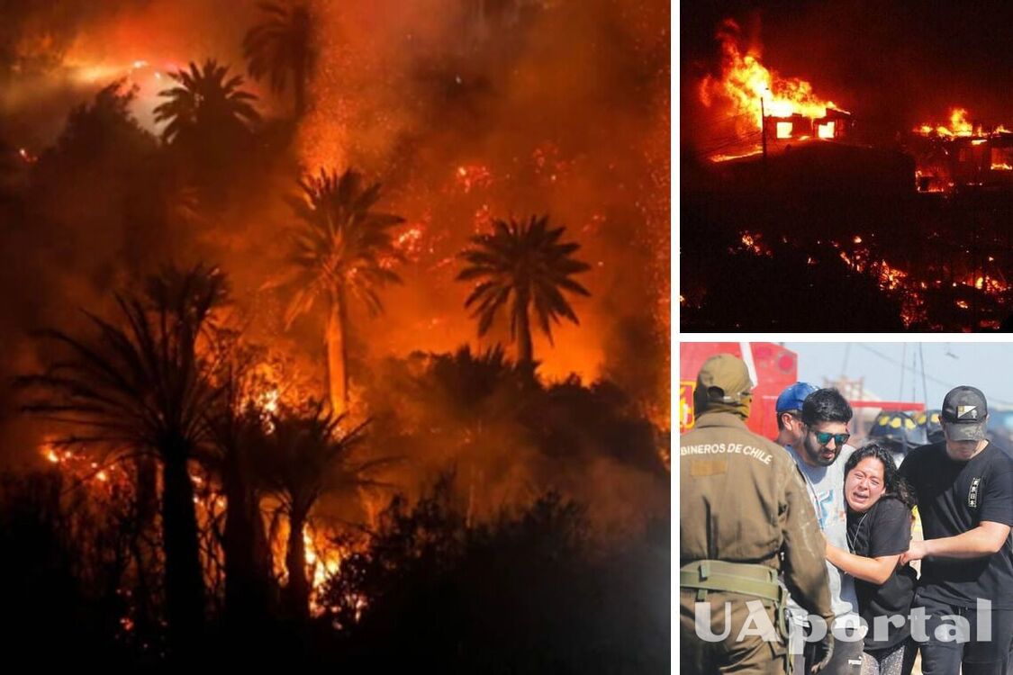 Більше 400 зруйнованих будинків: масштабна лісова пожежа знищила курортне селище на узбережжі Чилі (фото, відео)