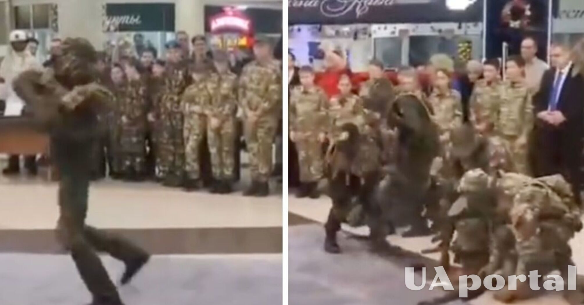 Белорусский спецназ гастролирует по торговым центрам и показывает новые трюки