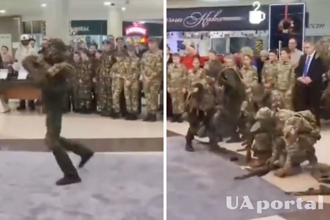 Білоруський спецназ гастролює по торговим центрам та показує нові трюки