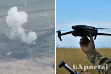 'Різдвяний рецепт BBQ': аеророзвідка показала відео знищення ворожої БМП