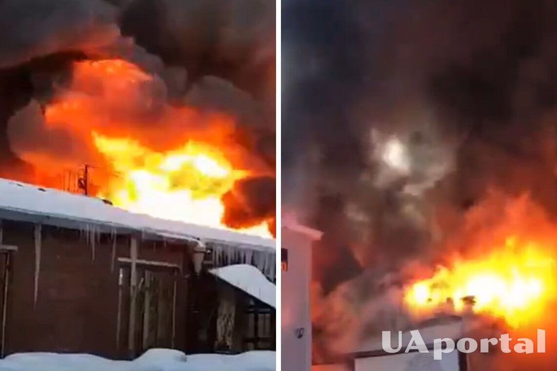 На росії спалахнула масштабна пожежа на складах площею майже 2 тис. кв.м: місцеві повідомляють про вибухи (відео)
