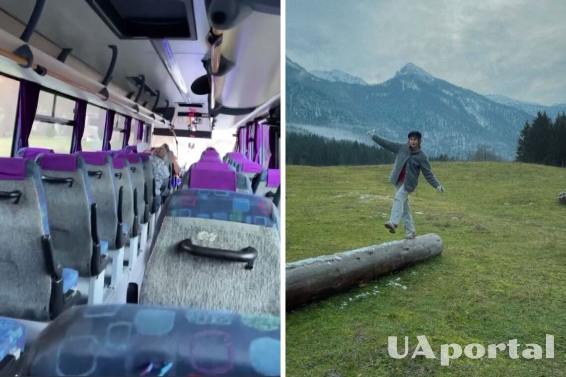 Водитель автобуса в Словении включает для беженцев популярную украинскую музыку. Эксклюзивное видео