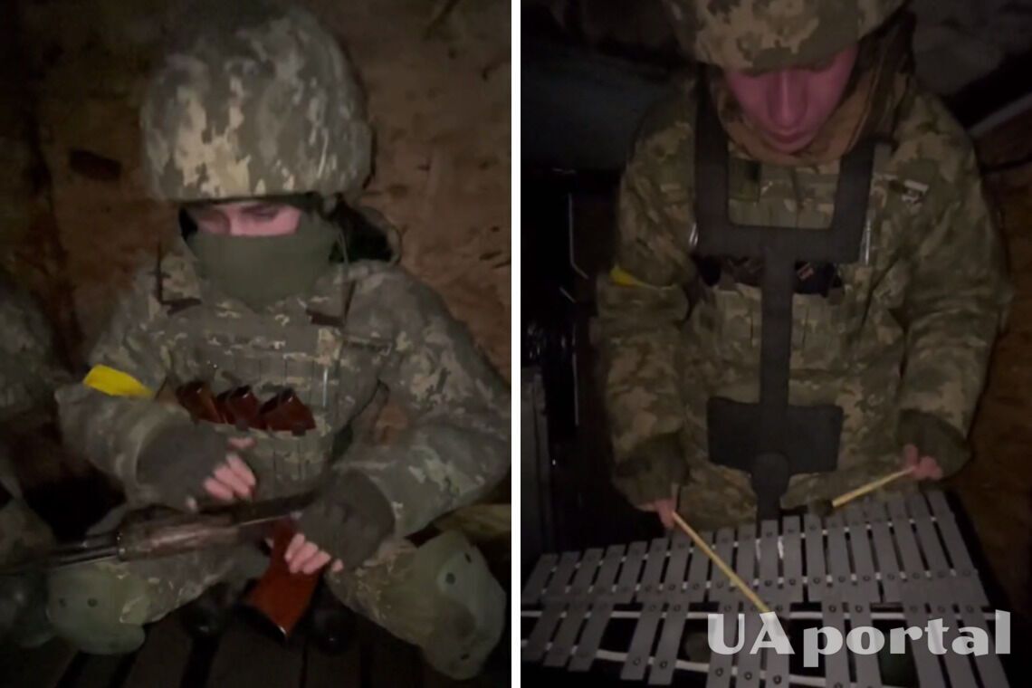 Украинские военные сыграли 'Добрый вечер тебе, господин хозяин' на автоматах