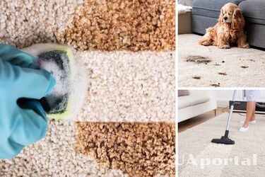 Как вывести пятна из ковра