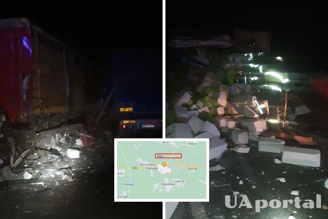 Во Львовской области столкнулись два грузовика: оба водителя погибли (фото)
