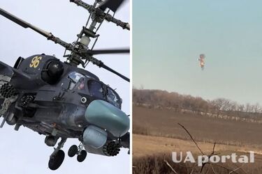 Українські зенітники показали, як збили російський гелікоптер Ка-52 (відео)