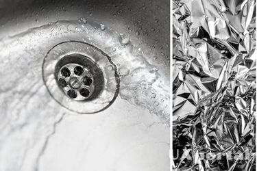 Навіщо класти в злив кухонної раковини кульки з фольги - результат вас здивує