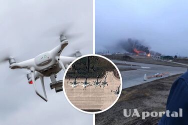 Безпілотник атакував аеродром Енгельс, звідки наносять удари по Україні, а під Рязанню на летовищі вибухнув бензовоз (відео)