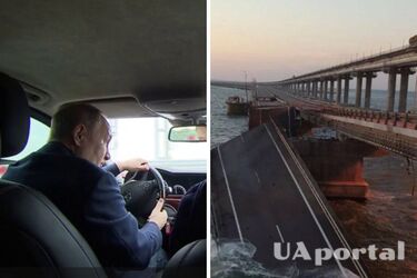 Путін показав, як можна проїхати мостом до Криму