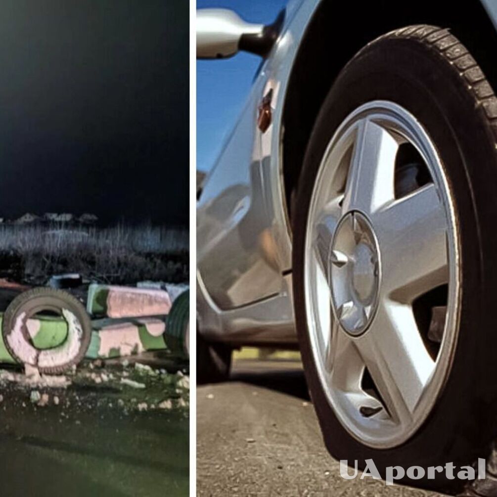 П'яна жінка за кермом Peugeot протаранила блокпост та втікла з місця ДТП на пробитому колесі