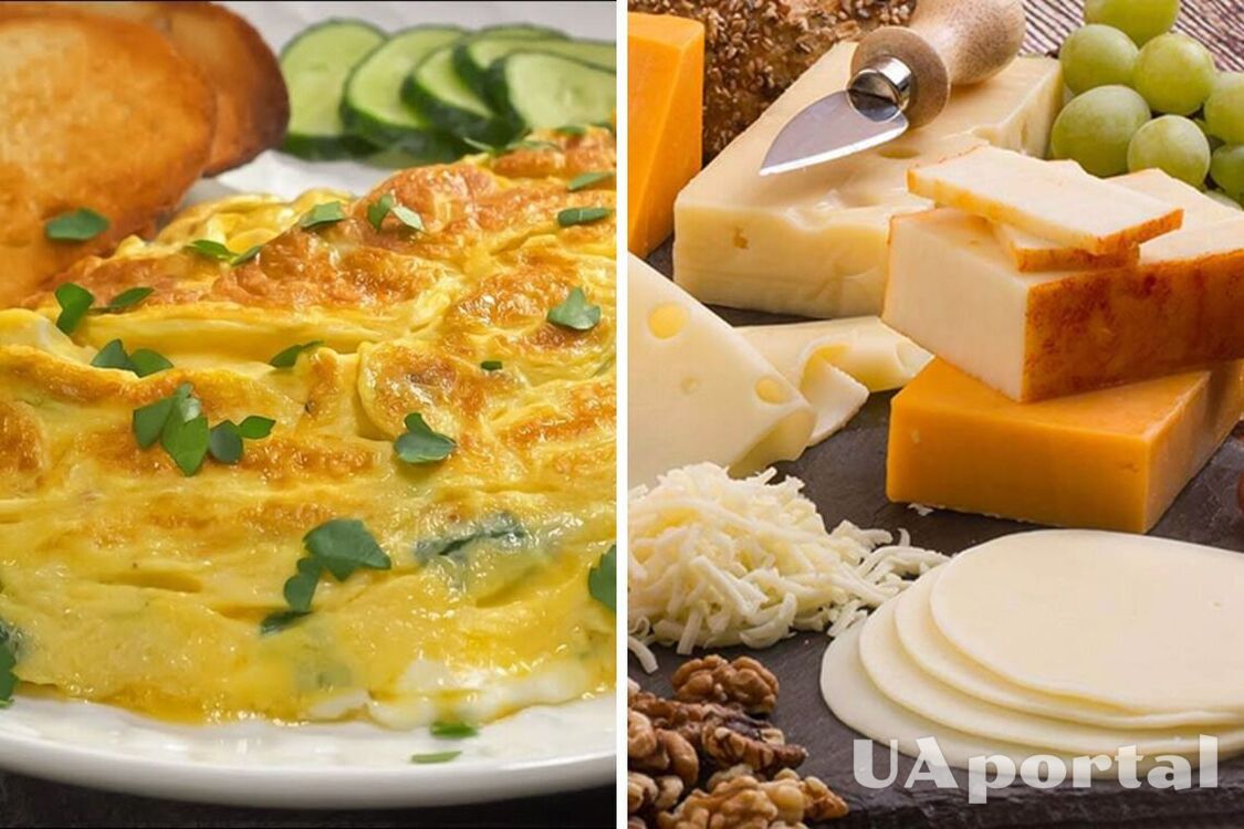 Ситний сніданок за 5 хвилин: як приготувати сирний омлет