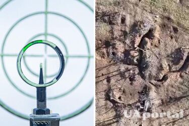 Українські бійці влучним попаданням ліквідували окупанта, який намагався сховатися у лабіринтах окопу (відео)