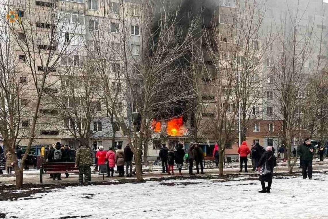 Пожар в Кропивницком