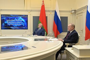 Олександр Лукашенко та Володимир Путін