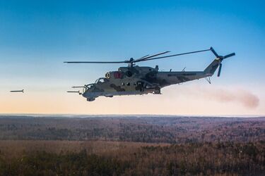Російський військовий вертоліт