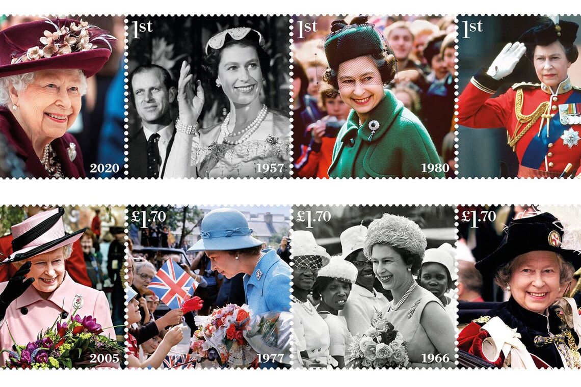 До 70-річчя перебування Єлизавети ІІ на престолі випустили марки