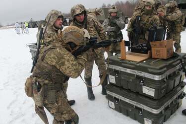 Украинские военные