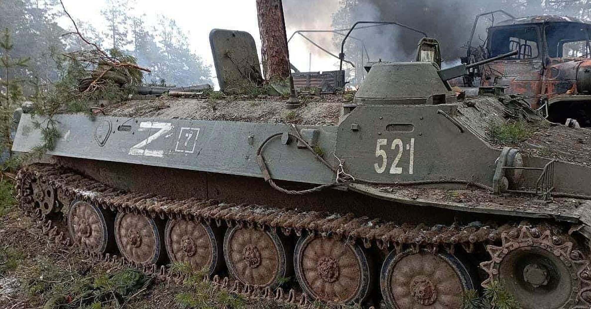 Танк окупантів